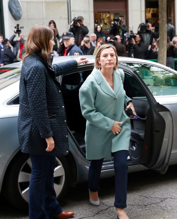 Forcadell llega al TS para declarar por rebelión