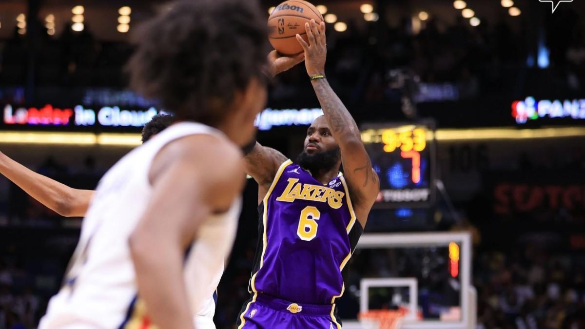 Los puntos de Lebron James no evitaron la derrota de los Lakers