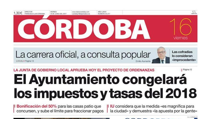 La portada de CÓRDOBA