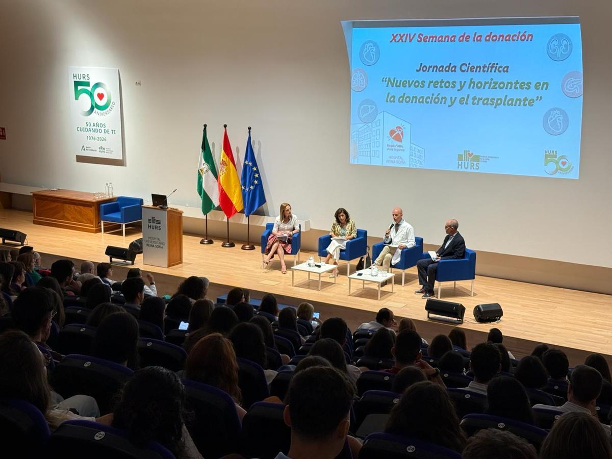 Jornada científica ‘Nuevos retos y horizontes en la donación y el trasplante’.