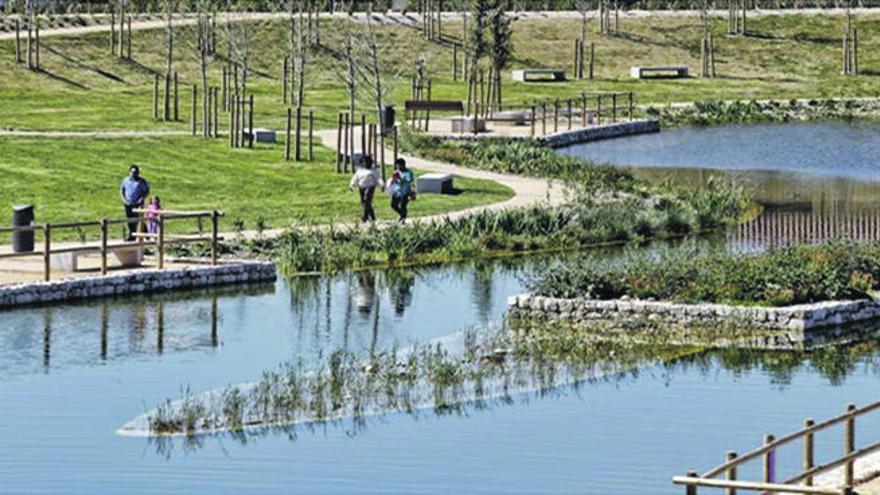 Zonas inundables para canalizar el agua de lluvia