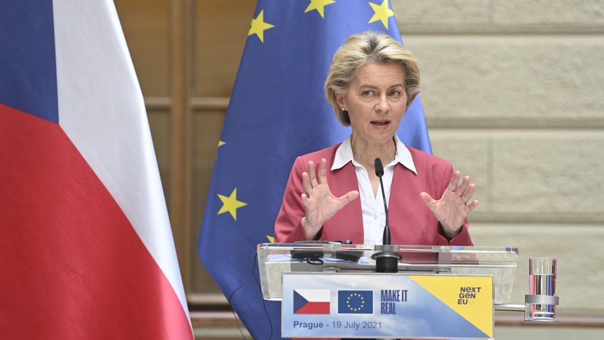 La presidenta de la Comisión Europea, Ursula von der Leyen.