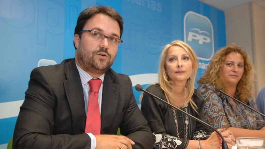 Asier Antona, presidente provisional del PP en Canarias.