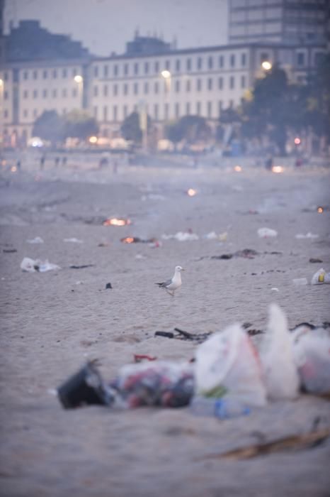 Así transcurrió la noche y amanecieron las playas