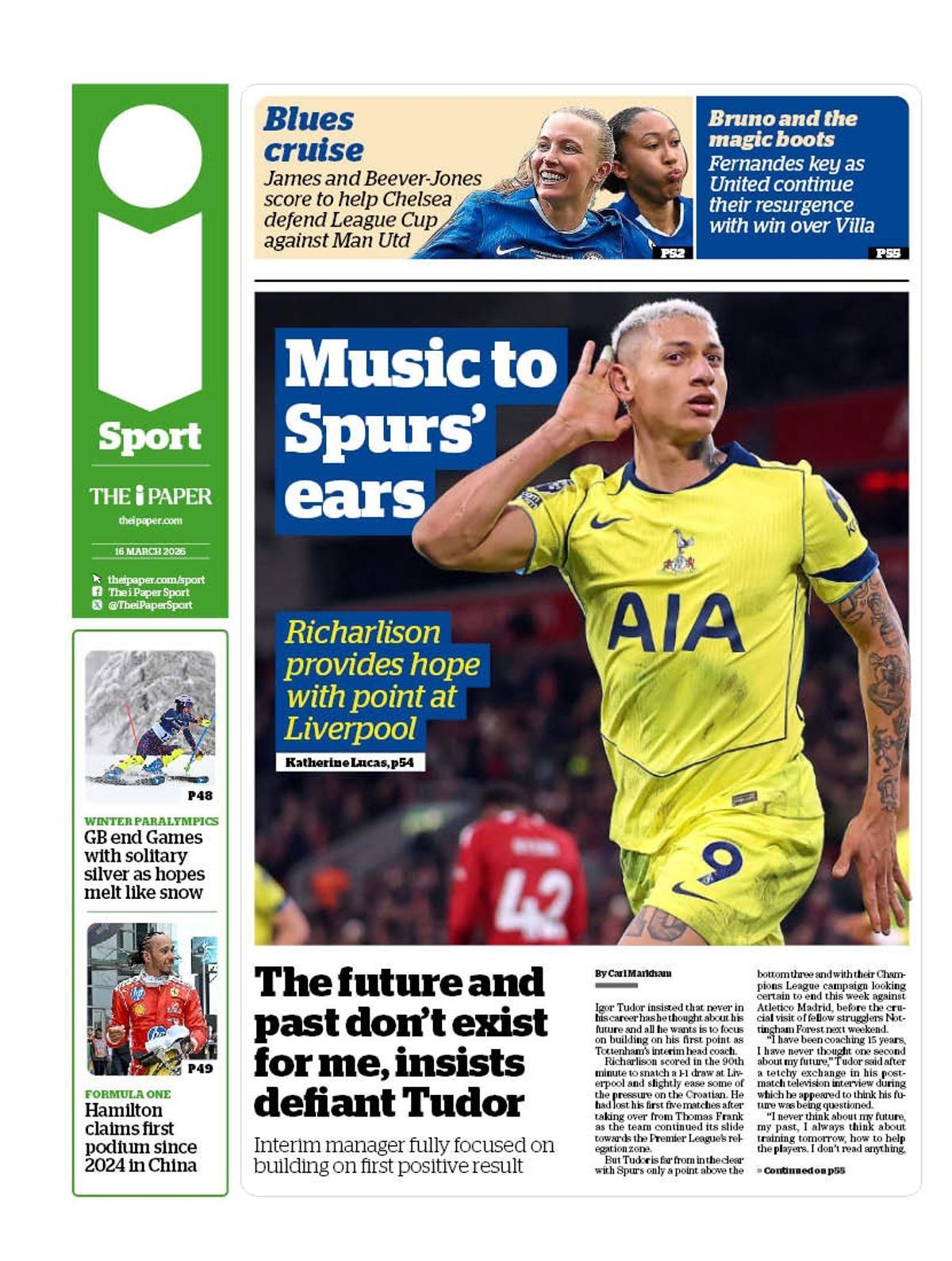 Las portadas de la prensa deportiva de hoy