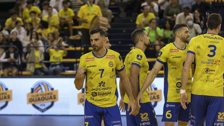 El CV Guaguas quiere pasar de ronda por la puerta grande en la CEV Champions League