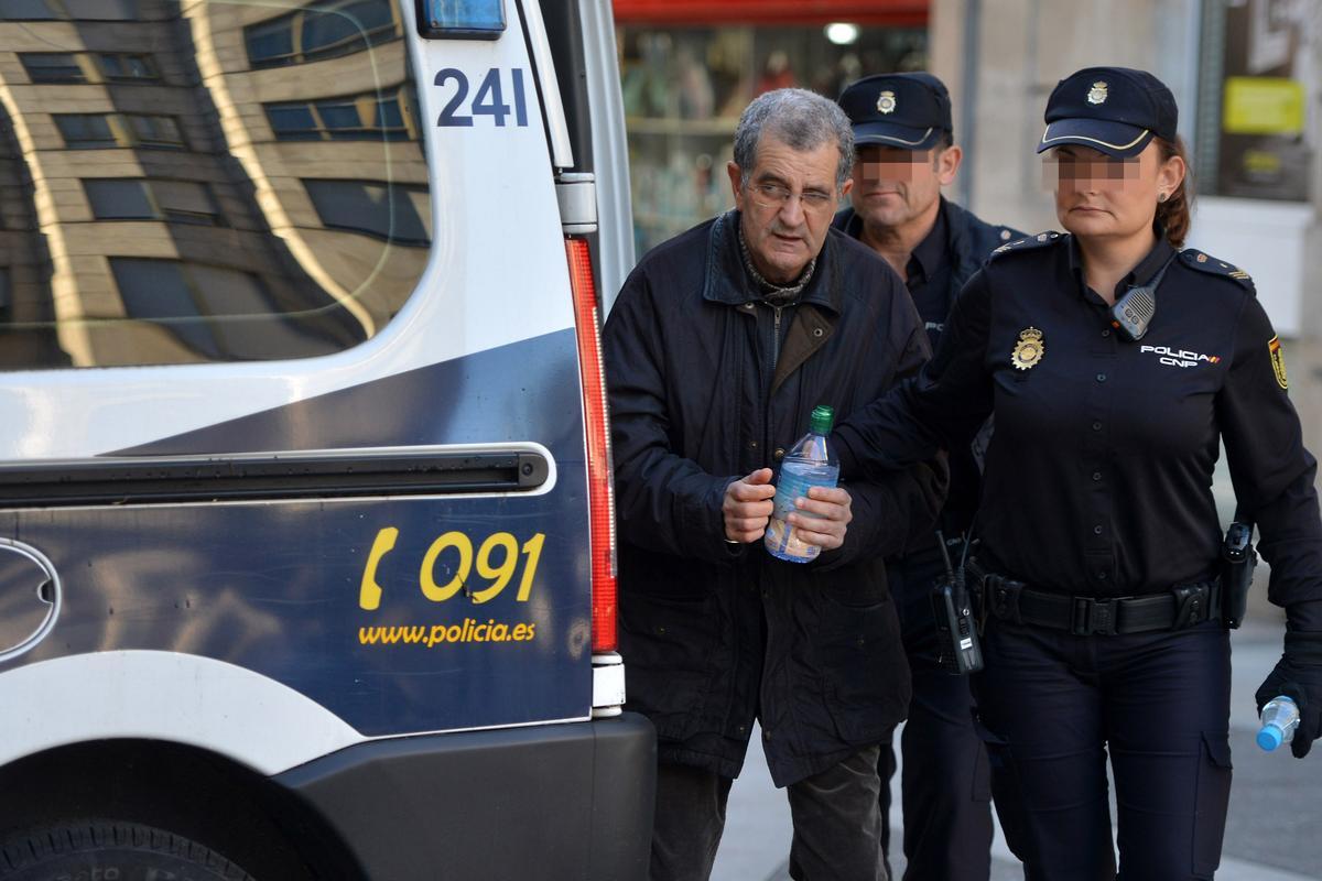 Rosendo, camino a una de las sesiones de la Audiencia.