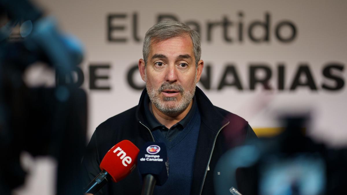 El secretario general de Coalición Canaria, Fernando Clavijo.