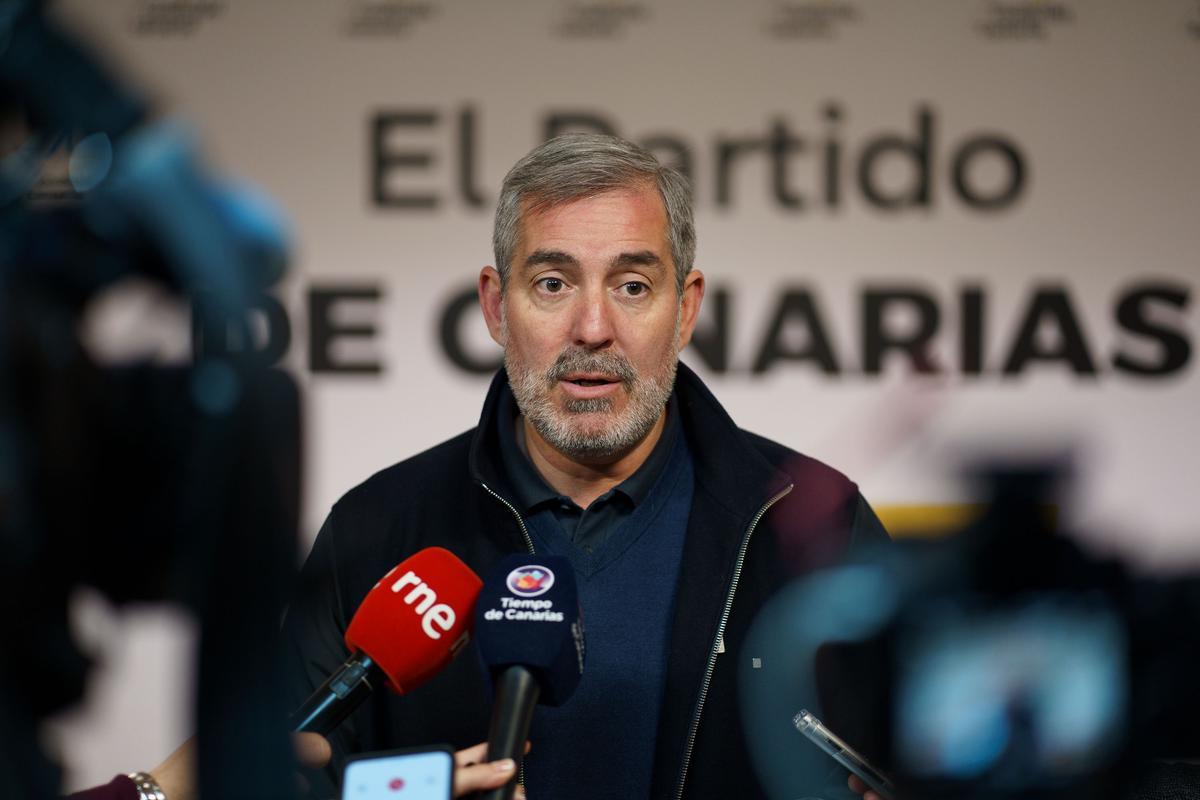 El secretario general de Coalición Canaria, Fernando Clavijo.