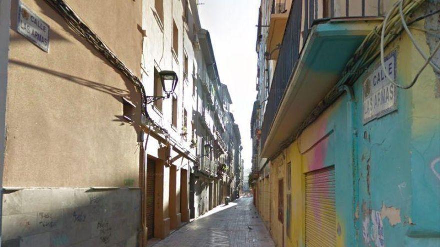 La céntrica calle Las Armas, en Zaragoza, donde se van a ejecutar las obras