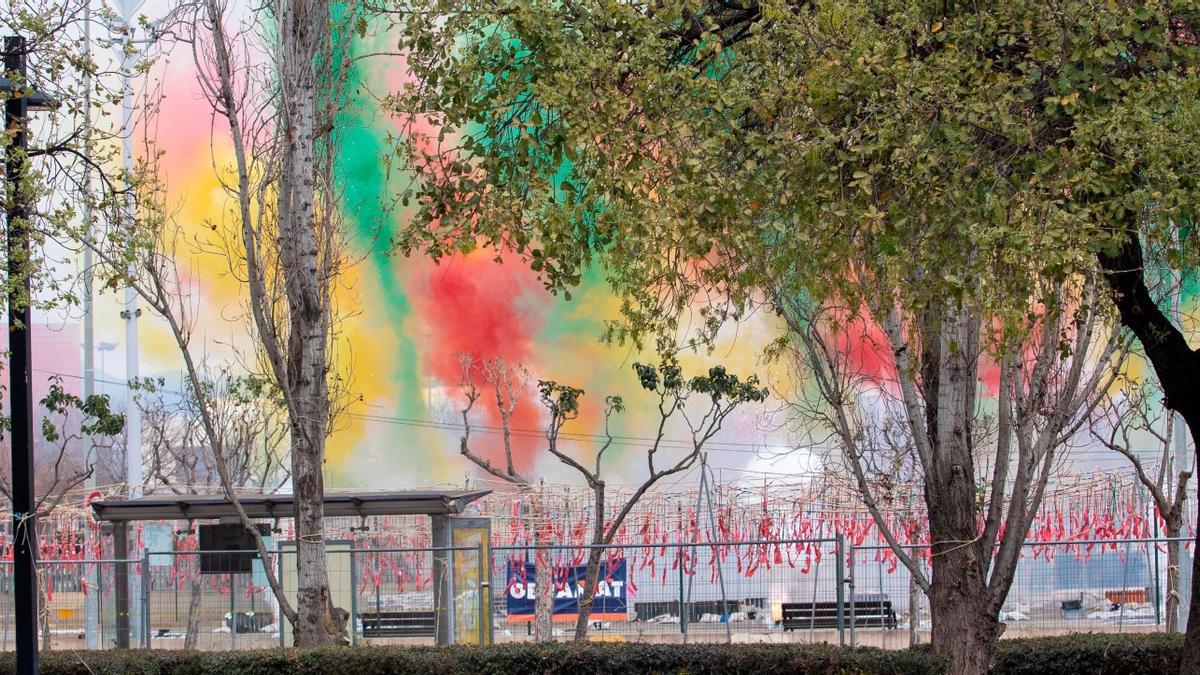 La mascletà, en el recinto del Primer Molí, es una cita ineludible