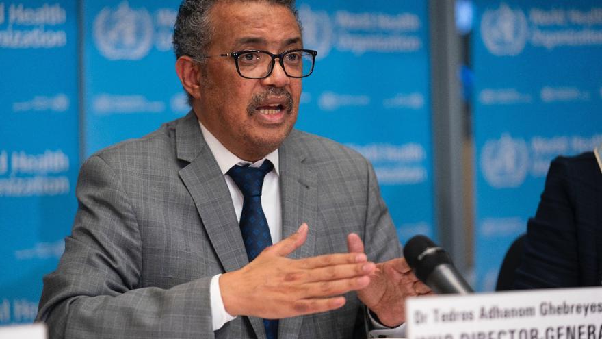 El director general de la Organización Mundial de la Salud (OMS), Tedros Adhanom Ghebreyesus.