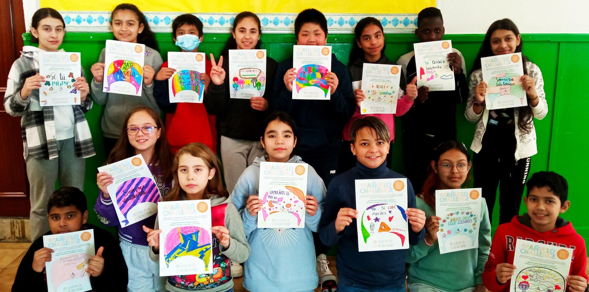 En imágenes: El colegio Los Campos celebra el Día Internacional de lucha contra el Cáncer Infantil
