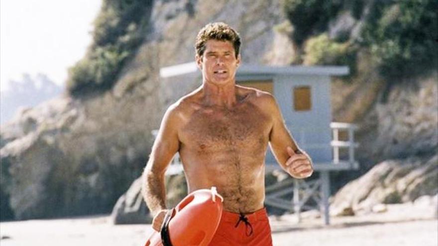 David Hasselhoff en &#039;Los vigilantes de la playa&#039;.