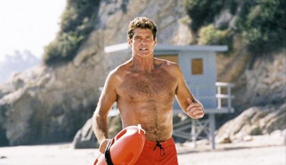 David Hasselhoff en 'Los vigilantes de la playa'.