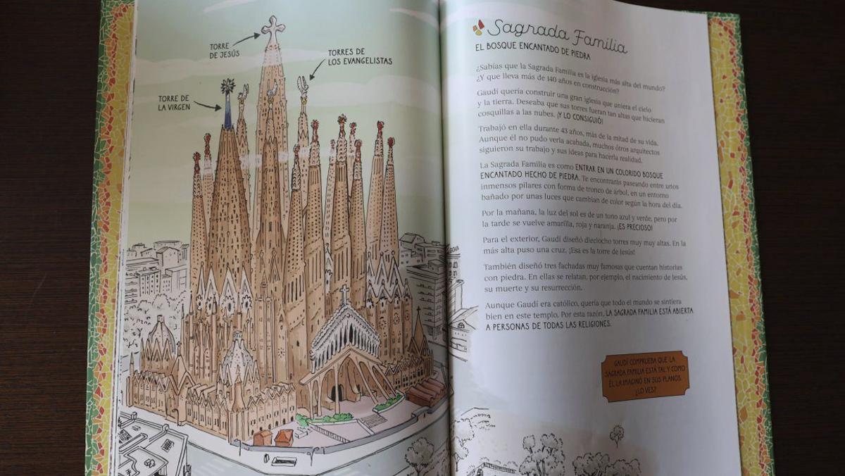 Interior de la publicación, ilustrada por Marina Montenegro.  | J.A. RIERA