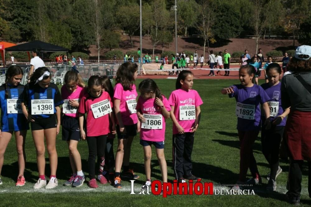 Final Cross Escolar de Lorca: Benjamin femenino
