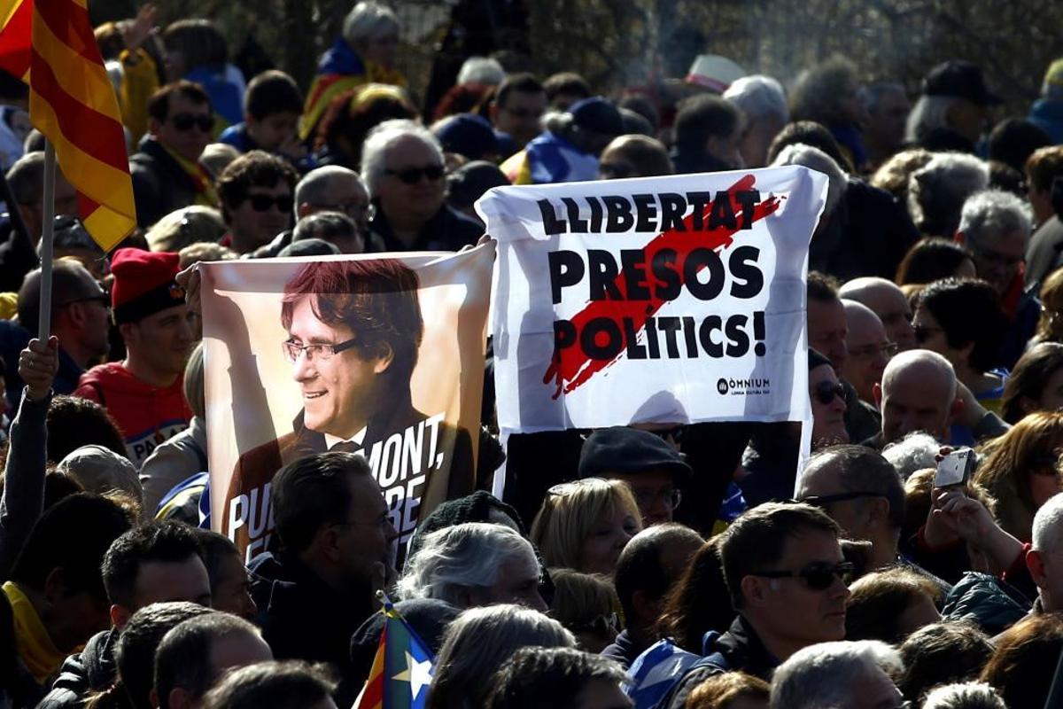 Acte de Carles Puigdemont a Perpinyà
