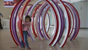 Acceso del Hospital Infantil de Sant Joan de Déu.