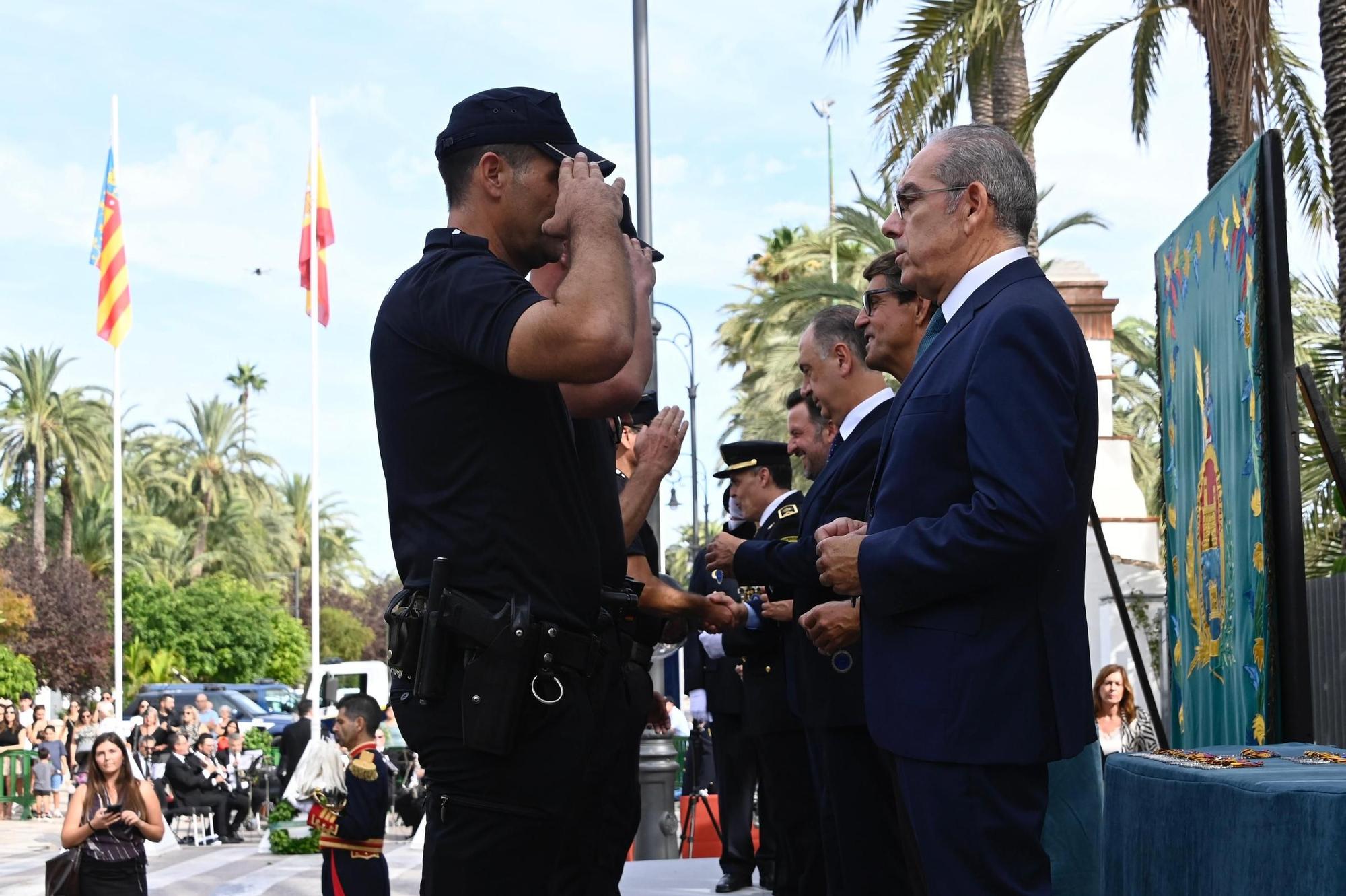 Así ha sido el acto del patrón de la Policía Local de Elche