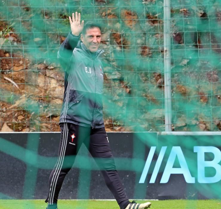 El equipo celeste prepara a contrarreloj el partido del domingo en Mendizorroza ante el Alavés