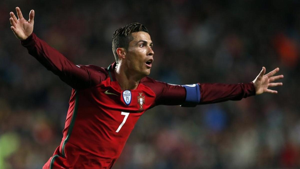 Cristiano Ronaldo logró ante Hungría su gol número 70 con la selección portuguesa
