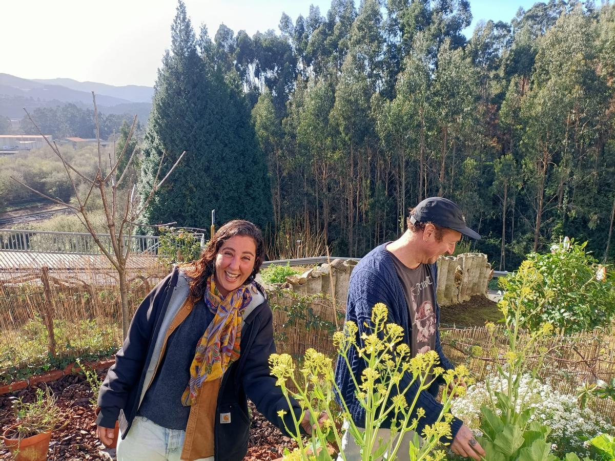 María y Matthew, en su casa de San Esteban
