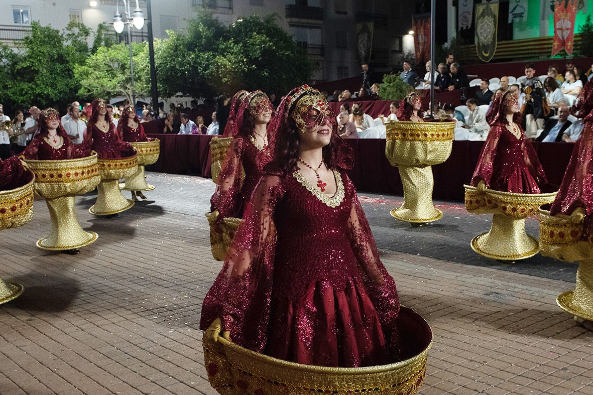 Desfile triunfal de las tropas cristianas en las Fiestas de Altea