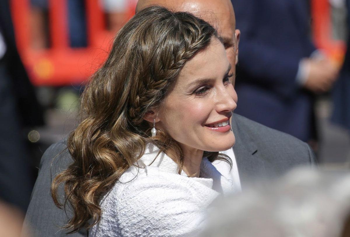 La trenza de Letizia Ortiz en Tenerife