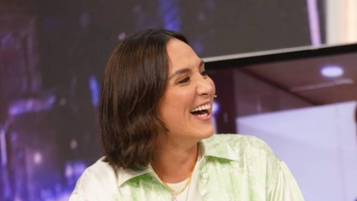 Tamara Falcó en El hormiguero con look de Victoria Beckham