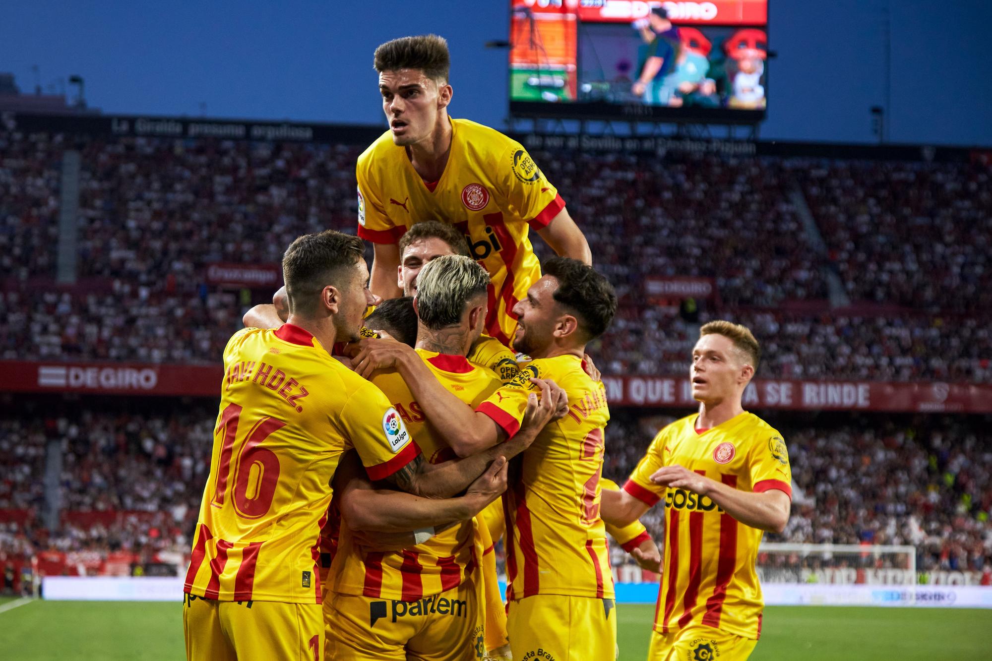 Les millors imatges de la victòria del Girona a Sevilla