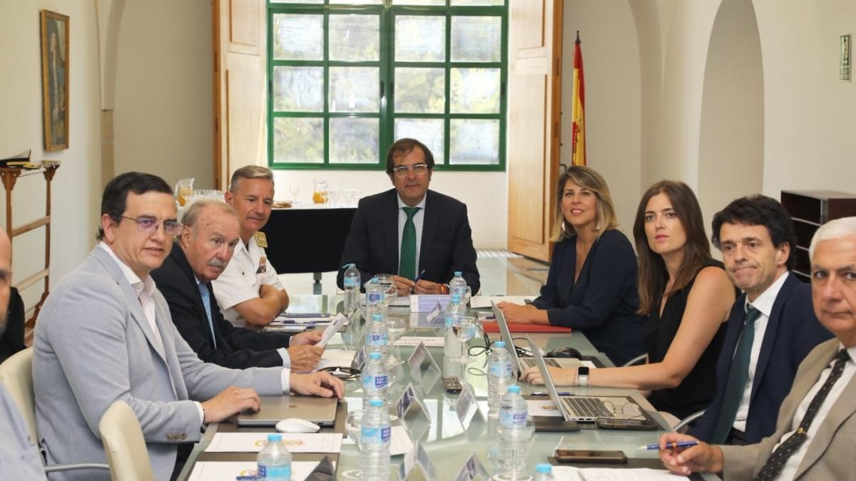Pedro Pablo Hernández presidió el Consejo de Administración de la Autoridad Portuaria de Cartagena este viernes en el Arsenal de Cartagena.