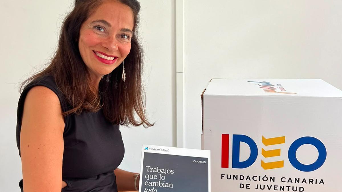 Marta Medina es la técnica de inserción sociolaboral de Incorpora en la Fundación Ideo.