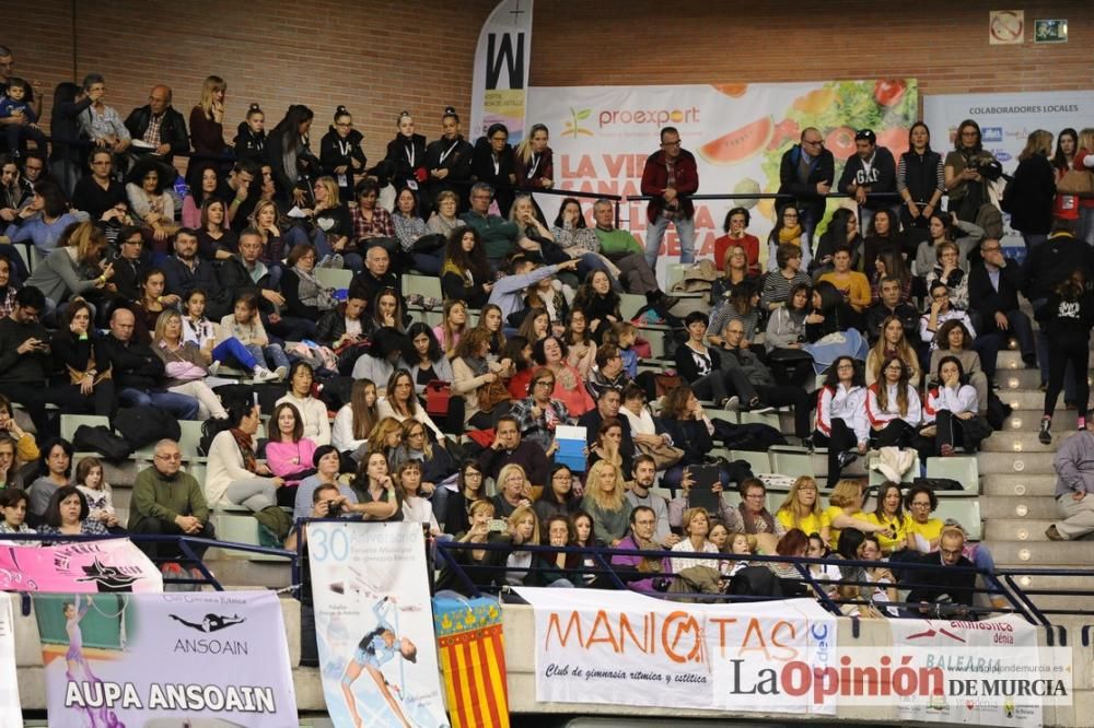 El Campeonato de España arranca en el Palacio de los Deportes con el Rítmica Pozuelo, Ruth Ritmo, Calpe, Praxis y Mabel como líderes