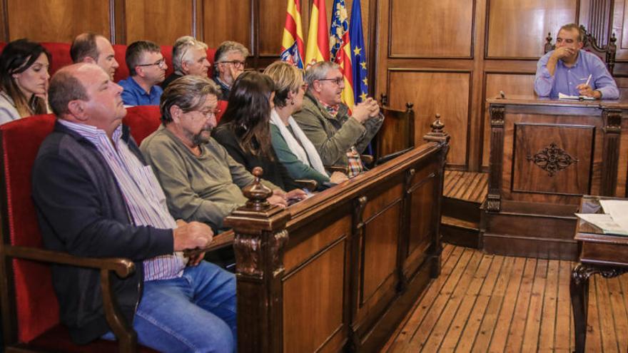 Un momento del pleno de la Mancomunidad celebrado en Alcoy