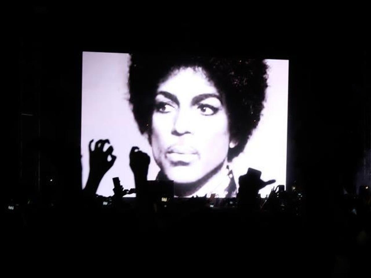 Tributo a Prince durante el Festival de Coachella.