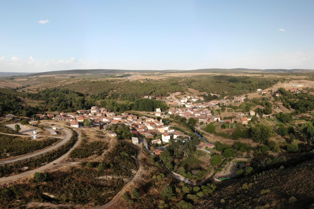 Núcleo urbano de Valer de Aliste.