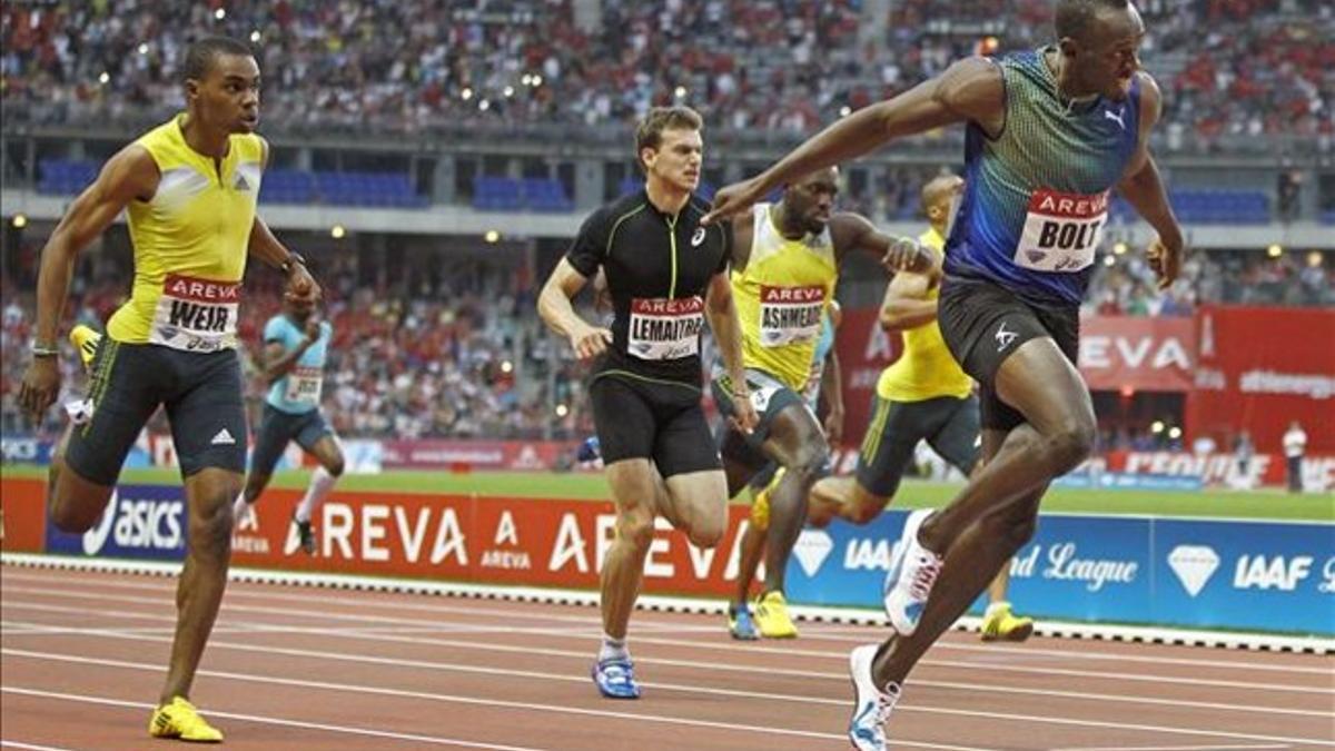 Usain Bolt, el pasado 6 de julio de París, donde ganó los 200 metros.