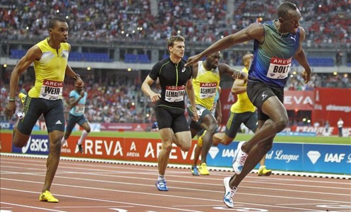 Usain Bolt, el 6 de juliol de París, on va guanyar els 200 metres.