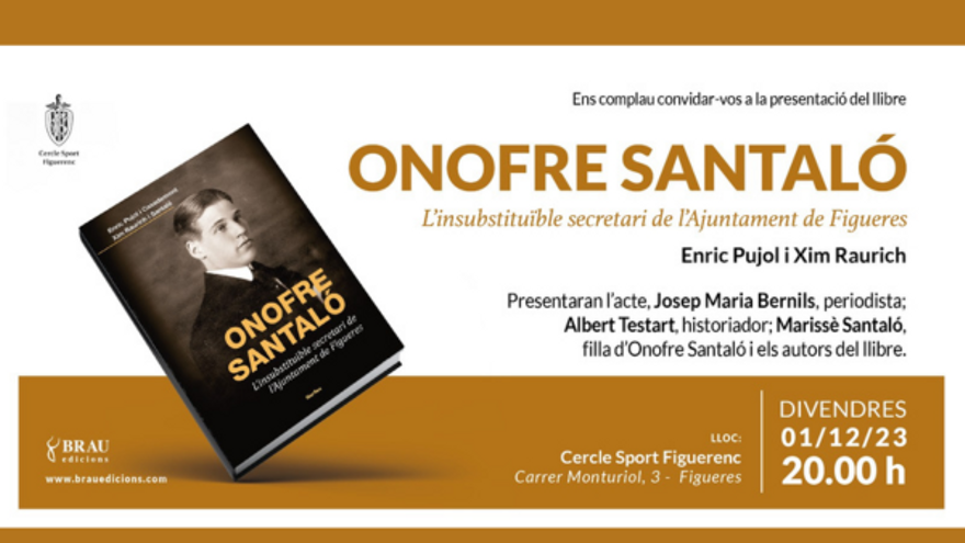 Presentació del llibre Onofre Santaló