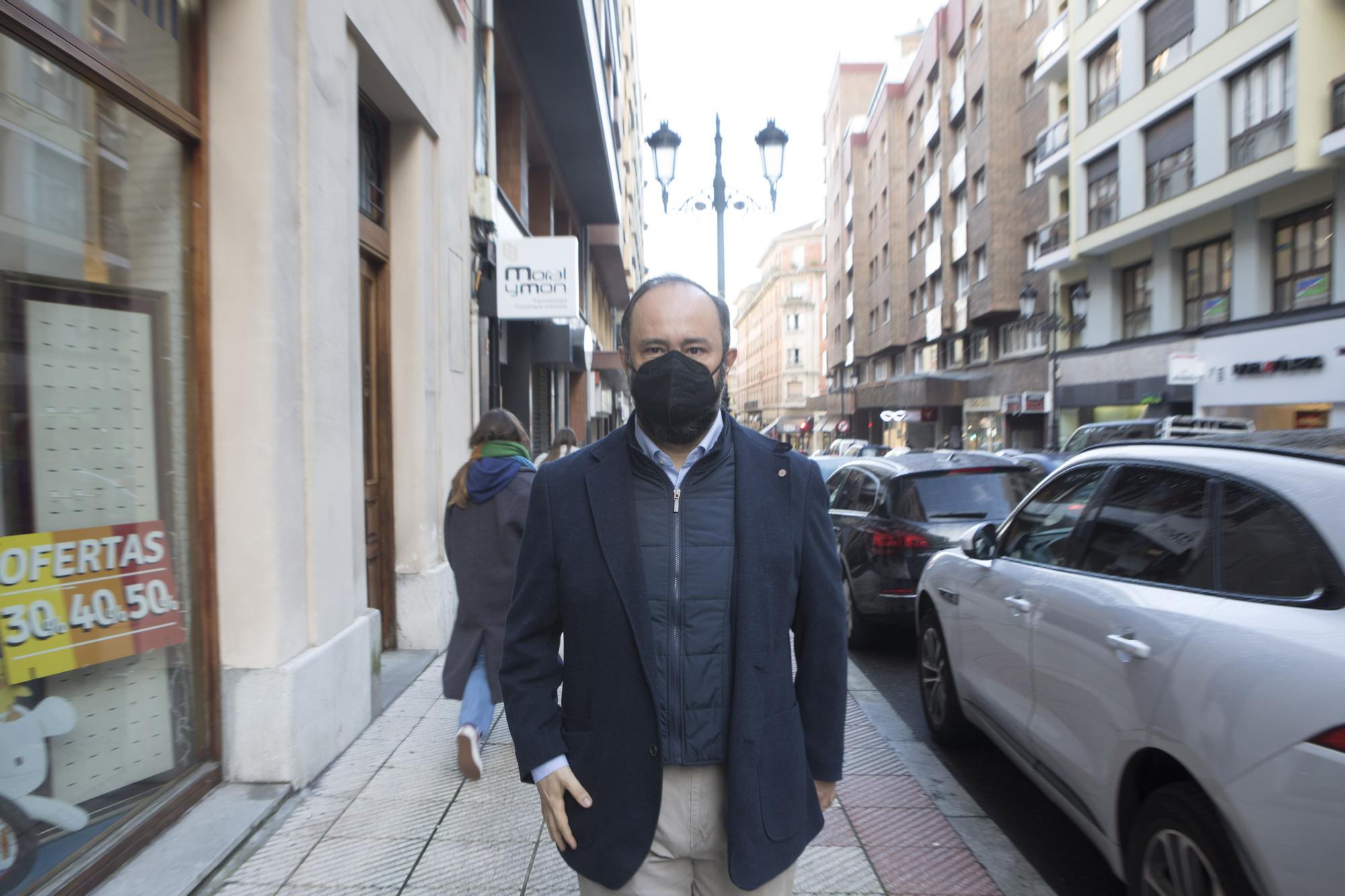 Jorge Menéndez Vallina, en Oviedo