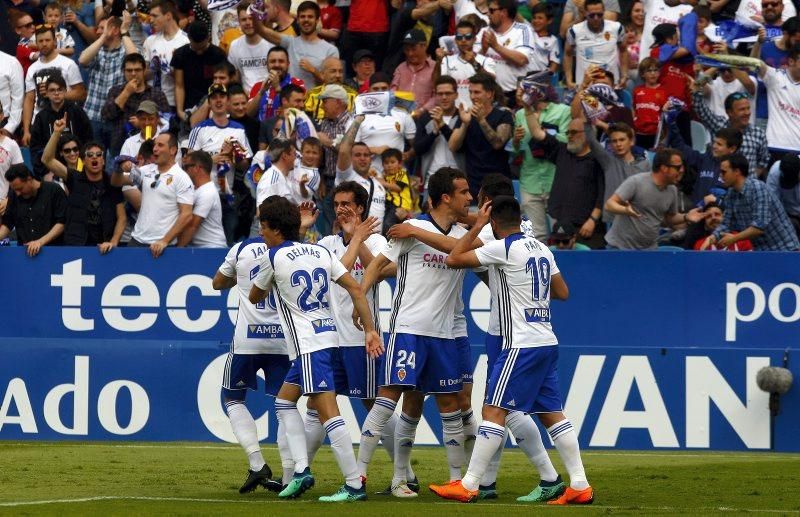 Sufrida victoria del Real Zaragoza contra el Sporting de Gijón