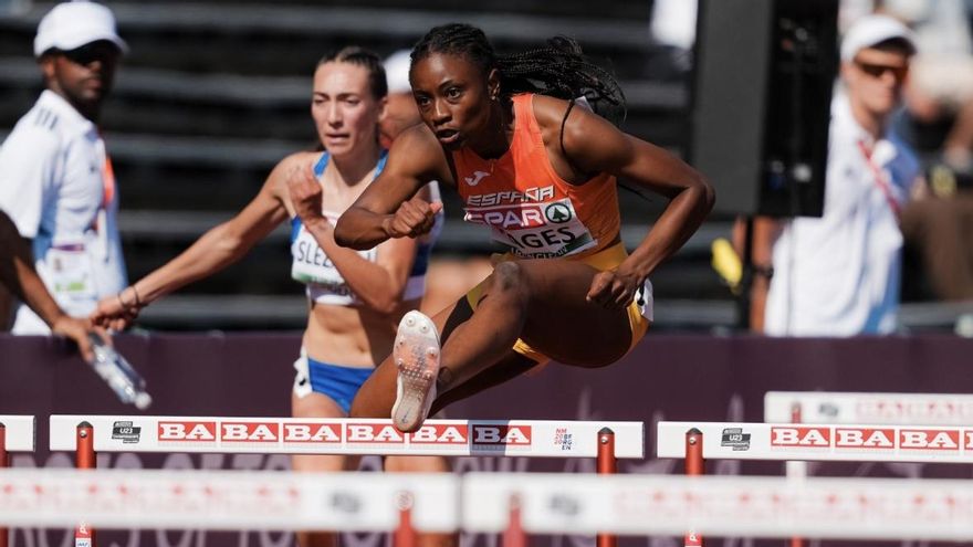 Pagès, a la primera ronda dels 100m tanques