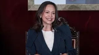 María Corina Machado, en Madrid: "Venezuela será libre y pronto les llevaremos con nosotros de vuelta a casa"