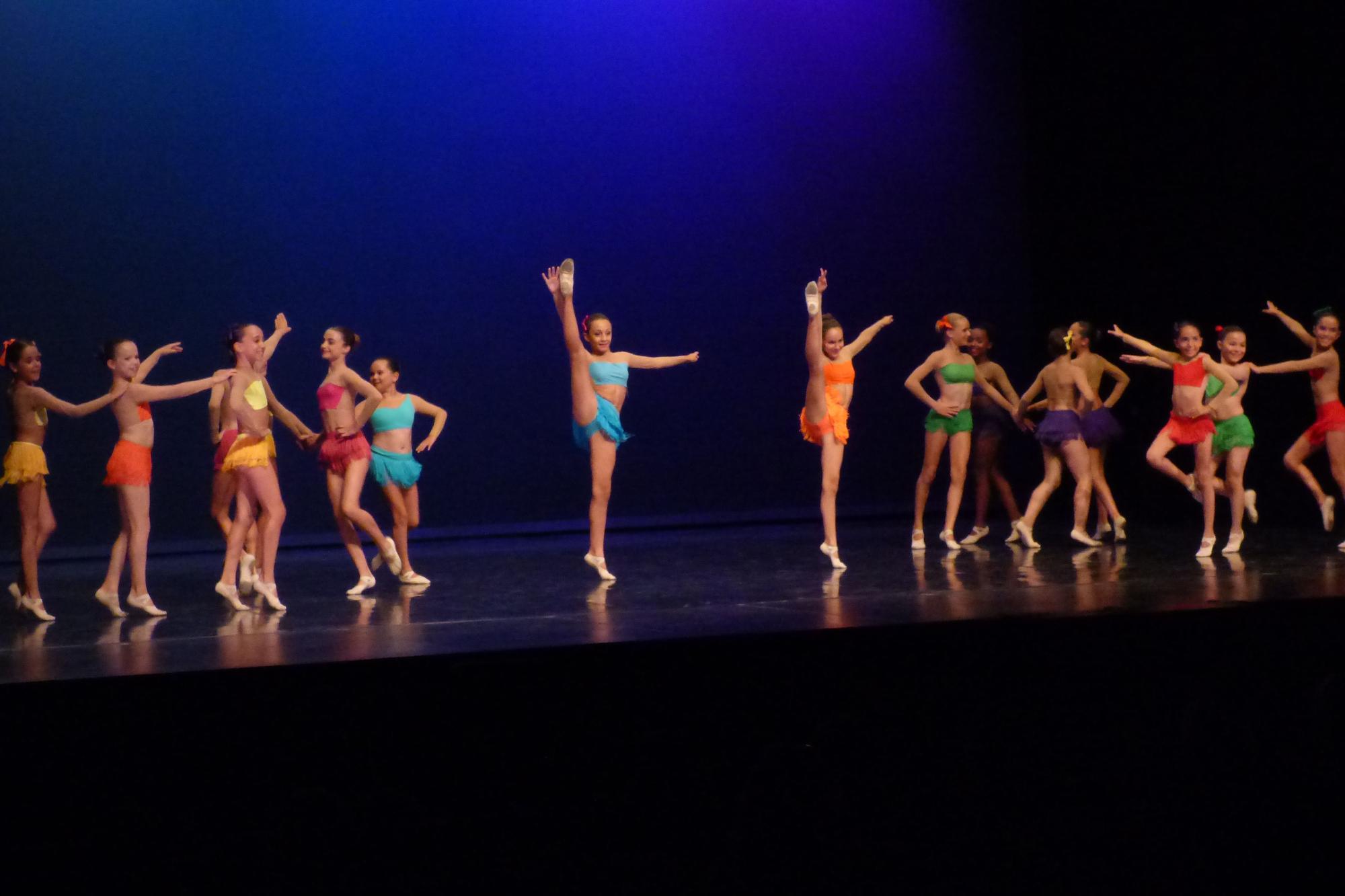 Les alumnes del Jove Ballet Figueres a "Tico Tico"