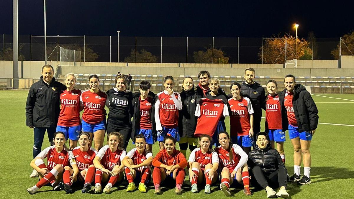 Equipo femenino del Atlético Saguntino