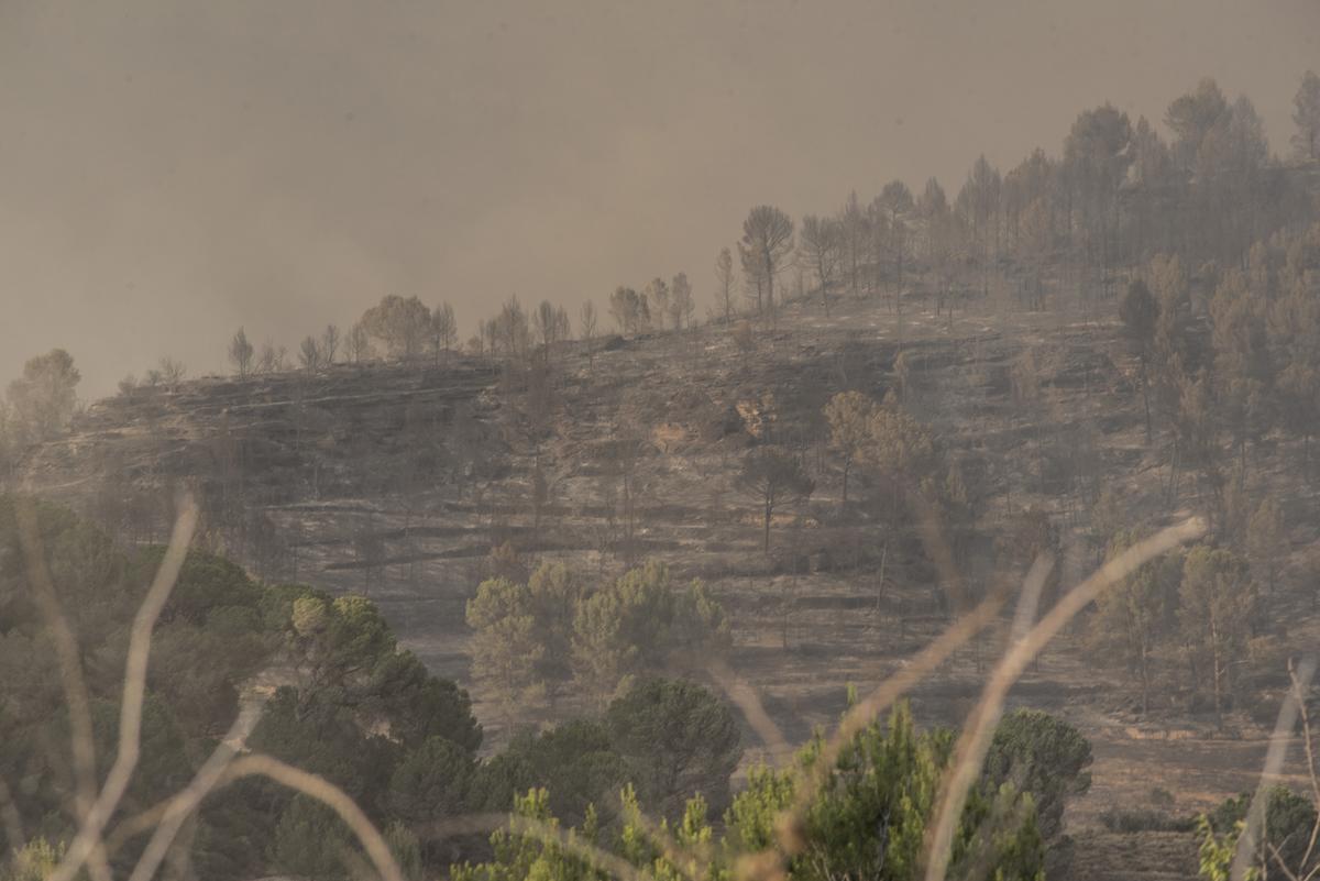 Incendio en El Pont de VIlomara