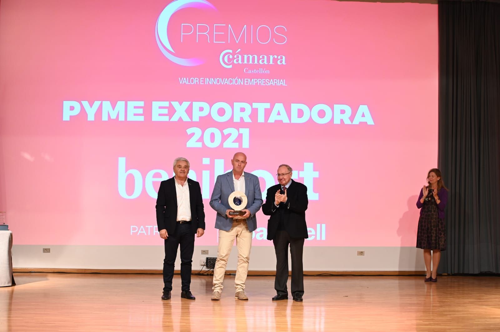 Entrega de premios en el acto de la Cámara de Comercio de Castellón