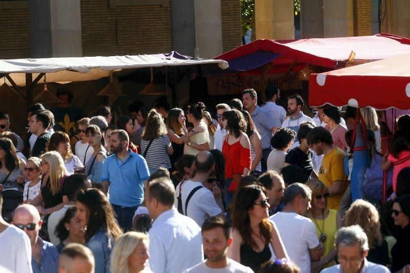 Mercado medieval en Zaragoza