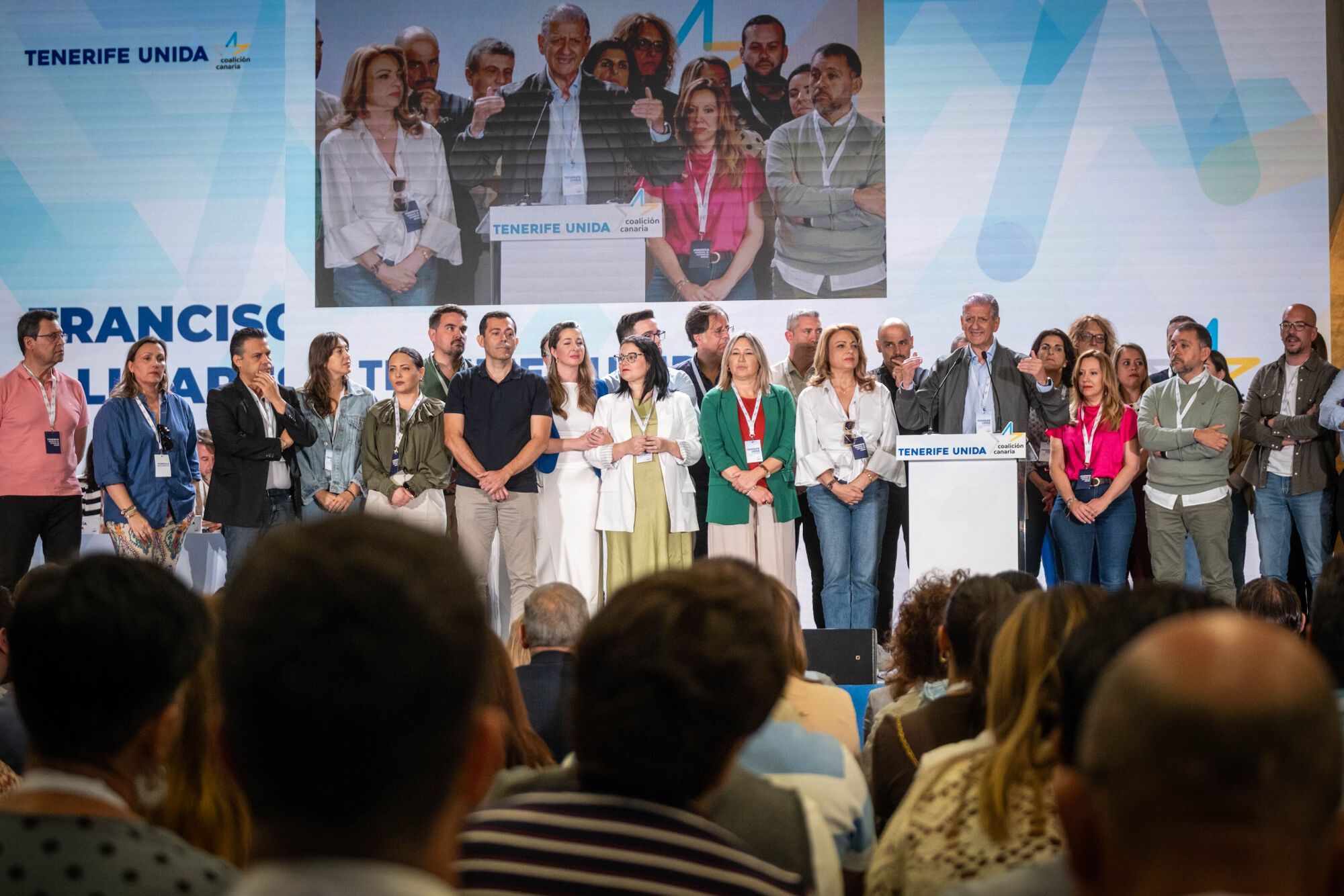 Francisco Linares, elegido secretario insular de CC en el último congreso del partido en Tenerife. 